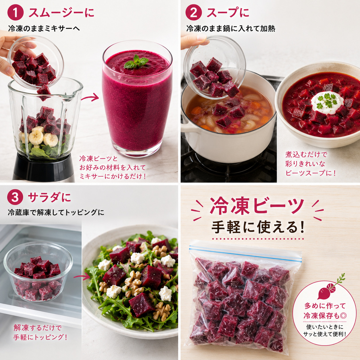 ビーツのレンジ調理